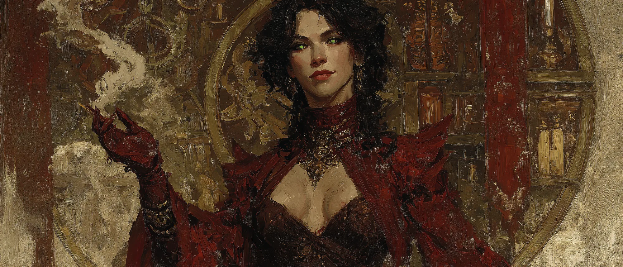Madame Lirael mistress of the House of Red Vows.