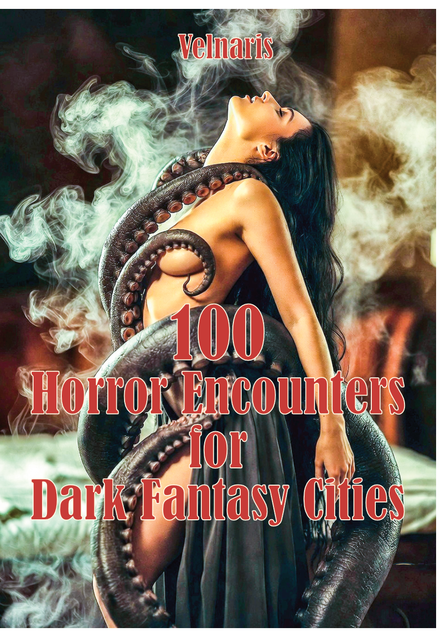 Cover of 100 Horror Encounters for Dark Fantasy Cities