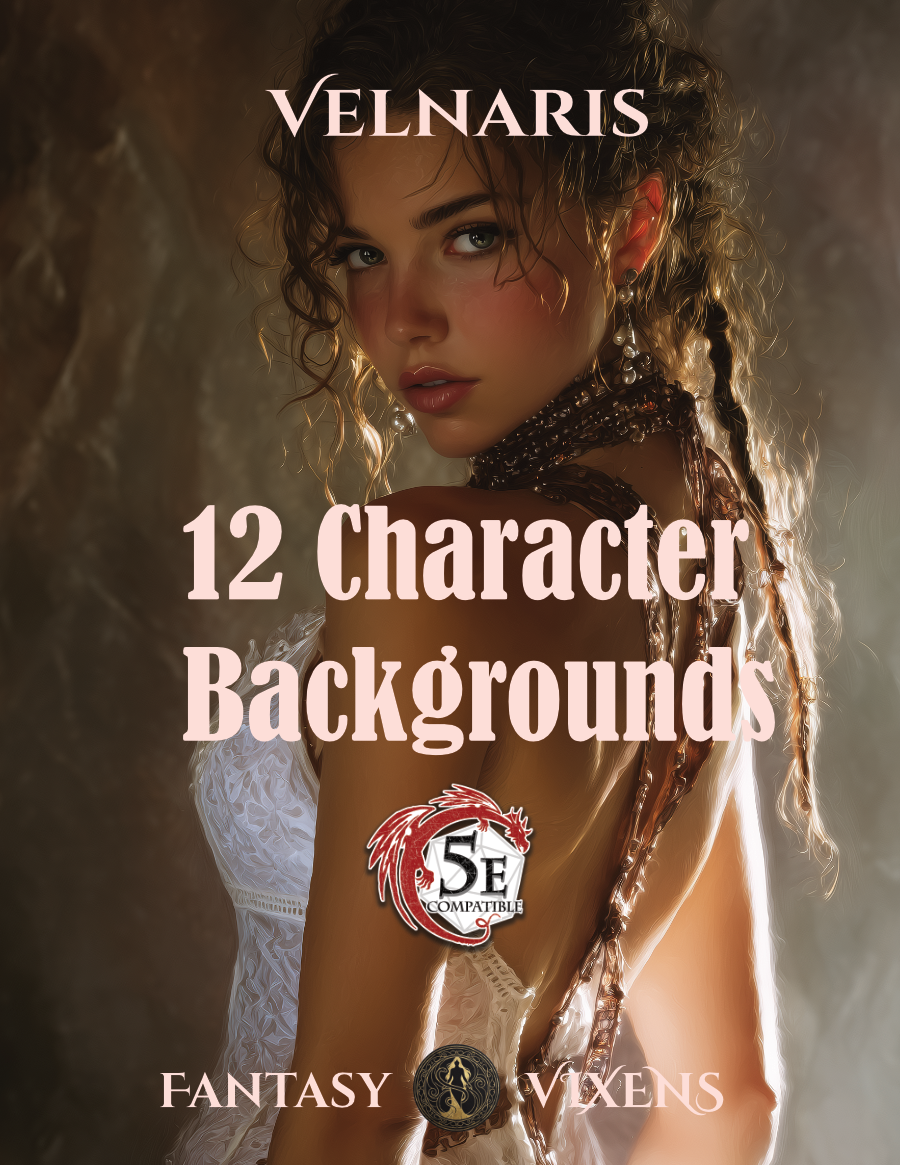Cover of 12 Character Backgrounds